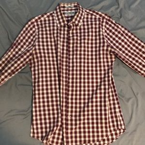 Express Plaid Dress Shirt